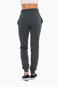 French Terry Cuffed Skinny Joggers