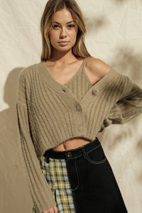 Rory Fuzzy Sweater Cardigan