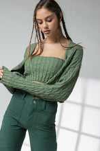 Load image into Gallery viewer, Wendy Cable Knit Sweater Tube Top