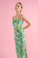 Load image into Gallery viewer, Mia Printed Cowl Neck Midi Dress