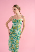 Load image into Gallery viewer, Mia Printed Cowl Neck Midi Dress