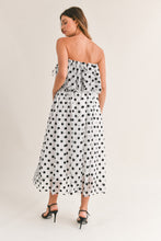 Load image into Gallery viewer, Polka Dot Ruffle Midi Dress
