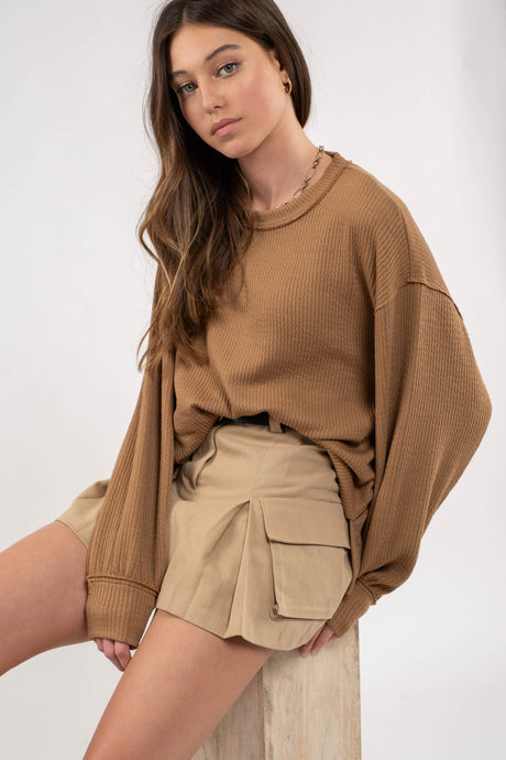 Solid Crewneck Top