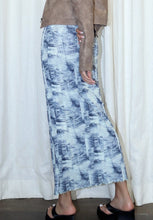 Load image into Gallery viewer, Denim Printed Mesh Long Skirts