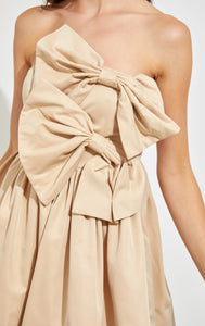 Bow Front Skater Dress