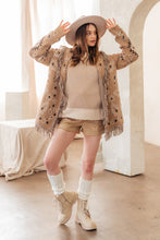 Load image into Gallery viewer, Aztec Graphic Shawl Collar Sweater Knit Cardigan
