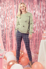Load image into Gallery viewer, Pom Pom Chunky Oversized Knit Sweater Top