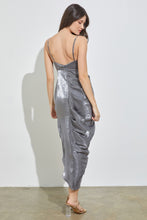 Load image into Gallery viewer, Asymmetric Drape Dress