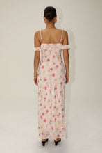 Load image into Gallery viewer, Dreamy Floral Ruffle Shoulder Long Dress