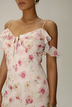 Load image into Gallery viewer, Dreamy Floral Ruffle Shoulder Long Dress