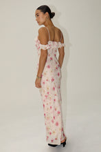 Load image into Gallery viewer, Dreamy Floral Ruffle Shoulder Long Dress