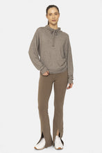 Load image into Gallery viewer, Brushed Cowl Neck Lounge Pullover