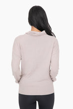 Load image into Gallery viewer, Brushed Cowl Neck Lounge Pullover