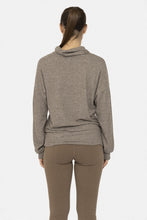 Load image into Gallery viewer, Brushed Cowl Neck Lounge Pullover