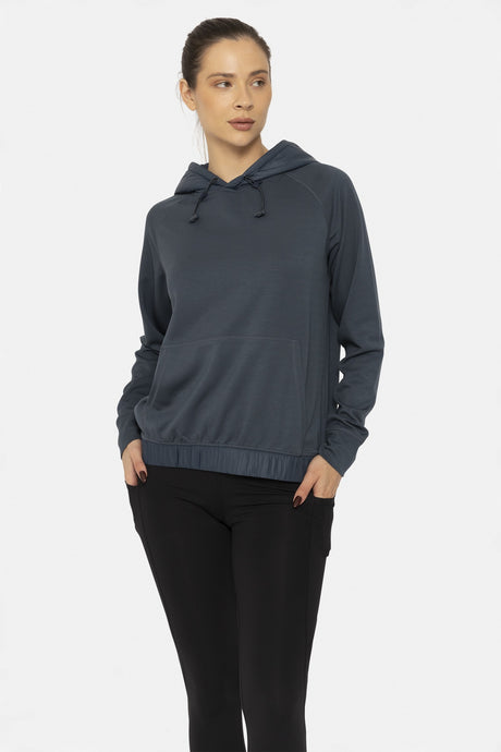 Modal Blend Pullover Hoodie