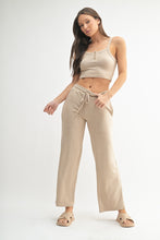 Load image into Gallery viewer, Brushed Hacci Wide Leg Lounge Pants (Copy)