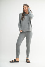 Load image into Gallery viewer, Brushed Hacci Cowl Neck Pullover