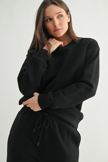 Classic Fit Fleece Sweatshirt