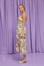 Load image into Gallery viewer, Floral Ruffle Sleeveless Midi Dress