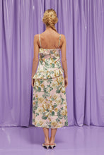 Load image into Gallery viewer, Floral Ruffle Sleeveless Midi Dress