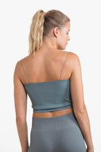 Load image into Gallery viewer, Ribbed Seamless Tube Top with Straps - Sea