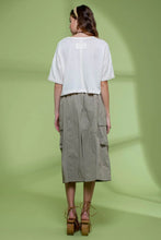Load image into Gallery viewer, Short Fold Sleeve Knit Croop Top
