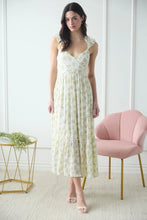 Load image into Gallery viewer, Floral Wrap Ruffle Detail Sleeveless Maxi Dress