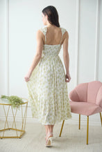 Load image into Gallery viewer, Floral Wrap Ruffle Detail Sleeveless Maxi Dress