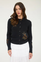 Load image into Gallery viewer, Animal Embroidery Detail Button -down Knit Cardigan