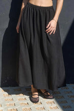 Load image into Gallery viewer, High Elastic Waist Midi Skirt with Pockets
