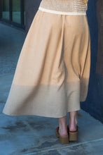 Load image into Gallery viewer, High Elastic Waist Midi Skirt with Pockets