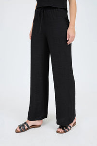 High Waist Drawstring Wide Leg Lounge Pants