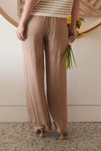 Load image into Gallery viewer, High Waist Drawstring Wide Leg Lounge Pants