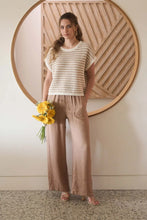 Load image into Gallery viewer, High Waist Drawstring Wide Leg Lounge Pants