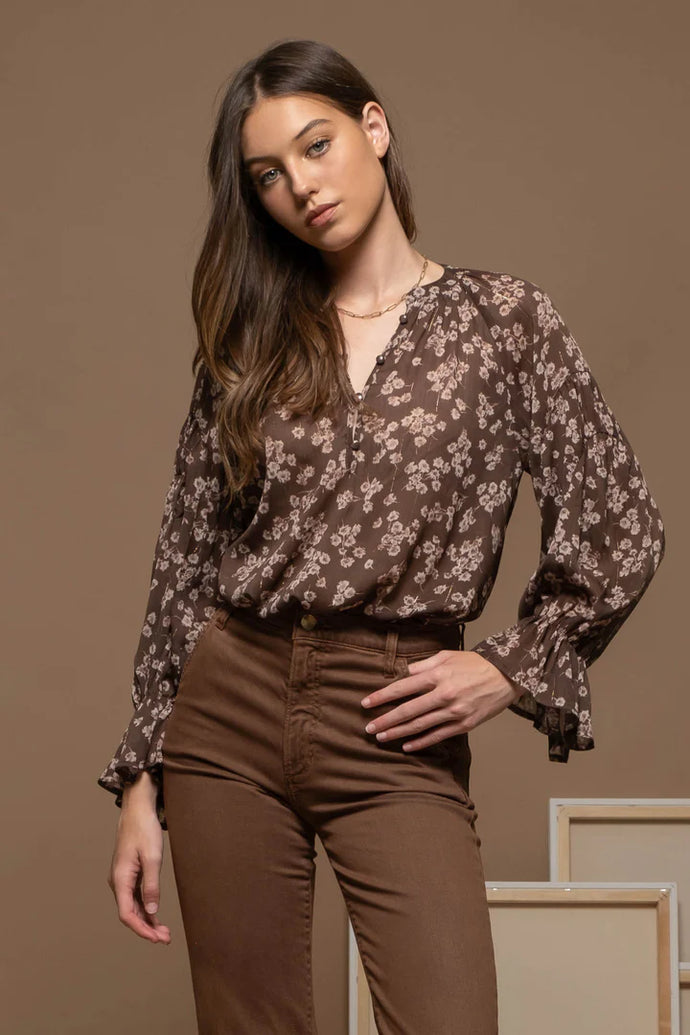 Floral Long Sleeve Blouse