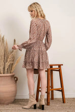 Load image into Gallery viewer, Leaf Print Mini Dress