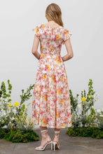 Load image into Gallery viewer, Round Neck Floral Dress