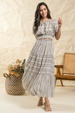 Load image into Gallery viewer, Geo Print Midi Skirt