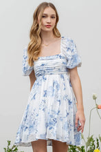 Load image into Gallery viewer, Floral Babydoll Mini Dress
