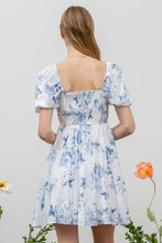 Load image into Gallery viewer, Floral Babydoll Mini Dress