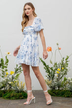 Load image into Gallery viewer, Floral Babydoll Mini Dress