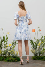Load image into Gallery viewer, Floral Babydoll Mini Dress