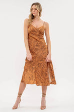 Load image into Gallery viewer, Floral Puff Sleeve Back Tie Mini Dress