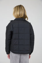 Load image into Gallery viewer, Square Quilted Zip-up Puffer Jacket