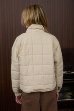 Load image into Gallery viewer, Square Quilted Zip-up Puffer Jacket
