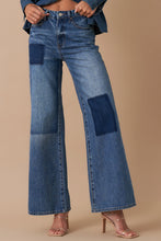 Load image into Gallery viewer, Relaxed Wide Leg Patchwork Jeans