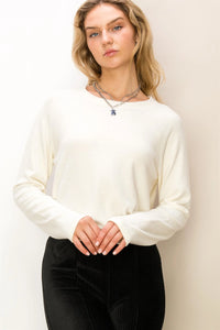 Extra Love Raglan Long Sleeve Top