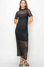 Load image into Gallery viewer, Living it up Layered Mesh Dress