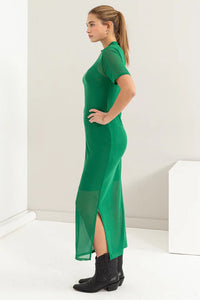 Living it up Layered Mesh Dress