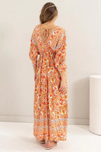 Load image into Gallery viewer, Floral Print Button-Down Maxi Dress